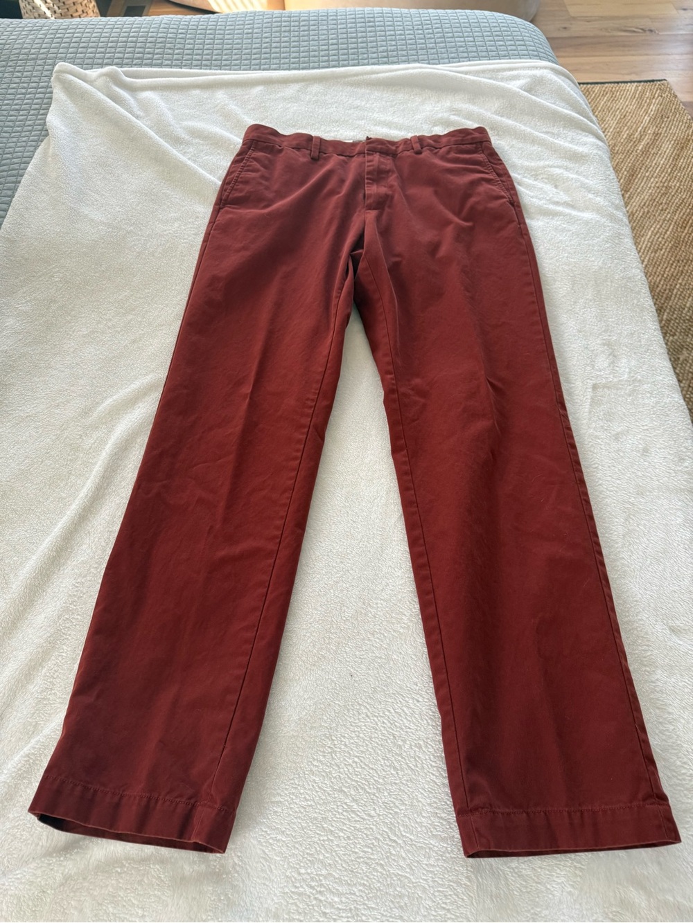 Men’s Rust Banana Republic Emerson Chino 33x34
